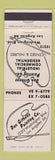 Matchbook Cover - Dan Githens Painting Company Los Angeles CA