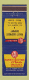 Matchbook Cover - Yale Hoists Plant Equipment Philadelphia PA Rock Island IL