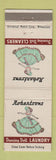 Matchbook Cover - Robertsons Dancing Doll Laundry girlie Sault Ste Marie MI
