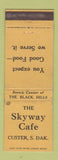 Matchbook Cover - Skyway Cafe Custer SD WEAR