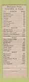 Matchbook Cover - Skyway Cafe Custer SD WEAR