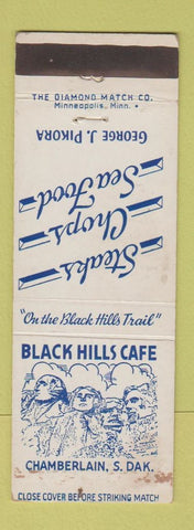 Matchbook Cover - Black Hills Cafe Chamberlain SD WEAR