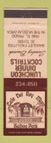 Matchbook Cover - Cafe Del Rey Moro San Diego CA