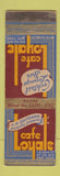 Matchbook Cover - Cafe Loyale New York City WEAR