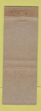 Matchbook Cover - Rockefeller Center Promenade Cafe New York City WORN
