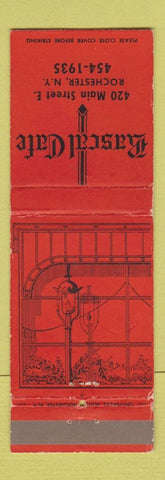 Matchbook Cover - Rascal Cafe Rochester NY WEAR