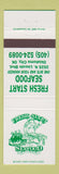 Matchbook Cover - Fresh Start Seafood Restaurant Oklahoma City OK