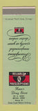 Matchbook Cover - Keen's Drug Store Bryan OH low phone # WEAR