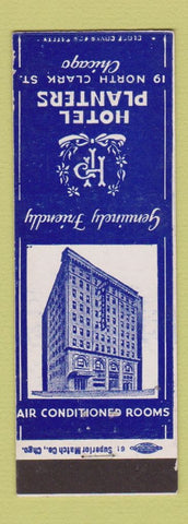 Matchbook Cover - Hotel Planters Chicago IL
