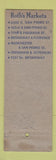 Matchbook Cover - Roth's Food Market Grocery Los Angeles CA WEAR