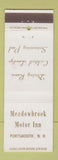 Matchbook Cover - Meadowbrook Motor Inn Portsmouth NH WEAR