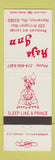 Matchbook Cover - Raja Inn Warrenton MO