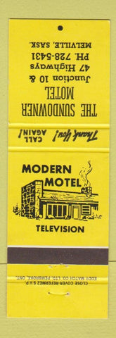 Matchbook Cover - The Sundowner Motel Melville SK