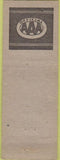Matchbook Cover - Gardiner Garage MT AAA wear