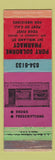Matchbook Cover - Port Colborne Pharmacy ON Drug Store WEAR
