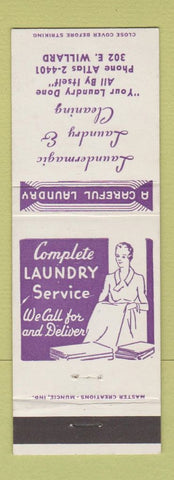 Matchbook Cover - Laundermagic Laundry Muncie IN