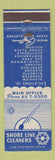 Matchbook Cover - Shore Line Cleaners Evanston Glencoe Chicago Oak Park IL