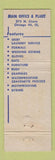 Matchbook Cover - Shore Line Cleaners Evanston Glencoe Chicago Oak Park IL