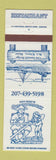 Matchbook Cover - Quarterdeck Restaurant Kittery ME