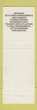 Matchbook Cover - Don's Flowers Danbury CT WEAR