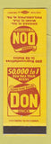 Matchbook Cover - Edward Don Chicago Miami Philadelphia distributors