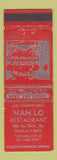 Matchbook Cover - Nan Lo Chinese Restaurant Dayton? OH WORN