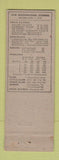 Matchbook Cover - Silver State Laundry Denver Colorado WEAR