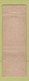 Matchbook Cover - Grier Villa Hotel Beauty Salon WEAR