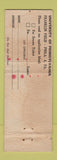 Matchbook Cover - 1955 Penn Football Schedule WORN
