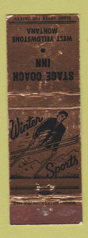 Matchbook Cover - Stage Coach Inn West Yellowstone MT