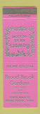 Matchbook Cover - Broad Brook Gardens CT WEAR