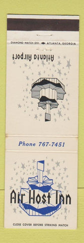 Matchbook Cover - Air Host Inn Atlanta GA Airport
