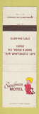 Matchbook Cover - Sandman Motel Santa Rosa CA