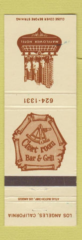 Matchbook Cover - Mayflower Hotel Los Angeles CA