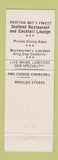 Matchbook Cover - The Barge Lobster and Steak House Perth Amboy NJ