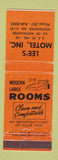 Matchbook Cover - Lee's Motel Westminster MD WEAR