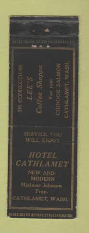 Matchbook Cover - Hotel Cathlamet WA WEAR