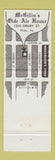 Matchbook Cover - McGillin's Olde Ale House Philadelphia PA