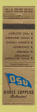 Matchbook Cover - Office Supply Unlimited West Los Angeles CA
