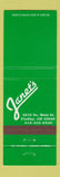 Matchbook Cover - Janet's Findalay OH
