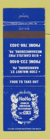 Matchbook Cover - HoHo Chinese Restaurant Mechanicsburg Harrisburg PA