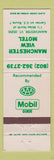Matchbook Cover - Manchester View Motel VT