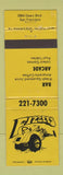Matchbook Cover - Fizzees Bar Arcade San Francisco CA billiards WEAR