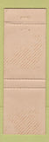 Matchbook Cover - Fizzees Bar Arcade San Francisco CA billiards WEAR