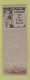 Matchbook Cover - City Cleaners Dyers Carnegie PA low phone # WEAR