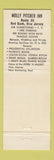 Matchbook Cover - Molly Pitcher Inn Red Bank NJ
