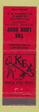 Matchbook Cover - The Lock Shop North Conway NH
