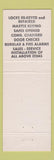 Matchbook Cover - The Lock Shop North Conway NH