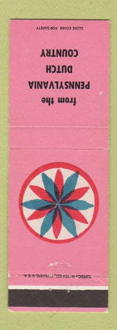 Matchbook Cover - Pennsylvania Dutch Country PA