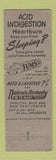 Matchbook Cover - Tums Antacid Pale Evening Dun Fly Fishing WEAR